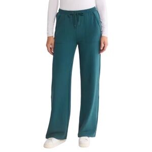 Splendid Forest Green Wide Leg Pants with Velvet Trim‎ Pull-on Size XL
